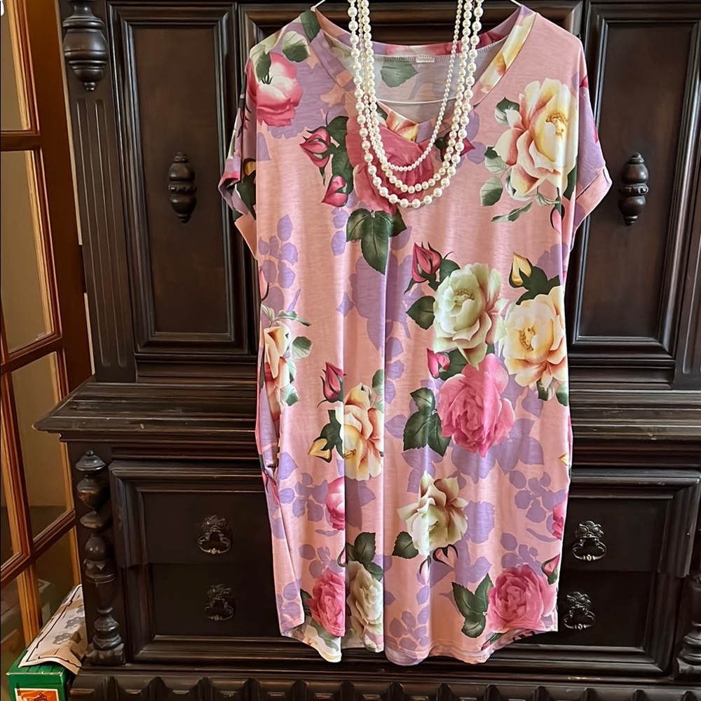 Floral Pink Women's Top